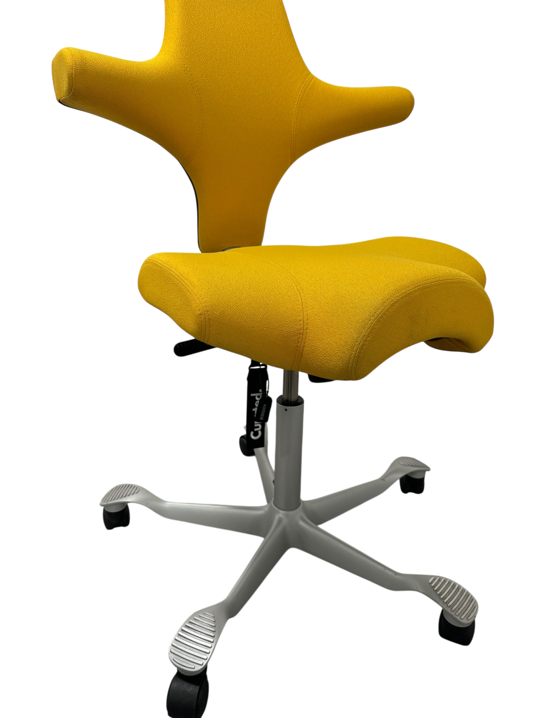 HAG Capisco Yellow Saddle Seat Fully Loaded