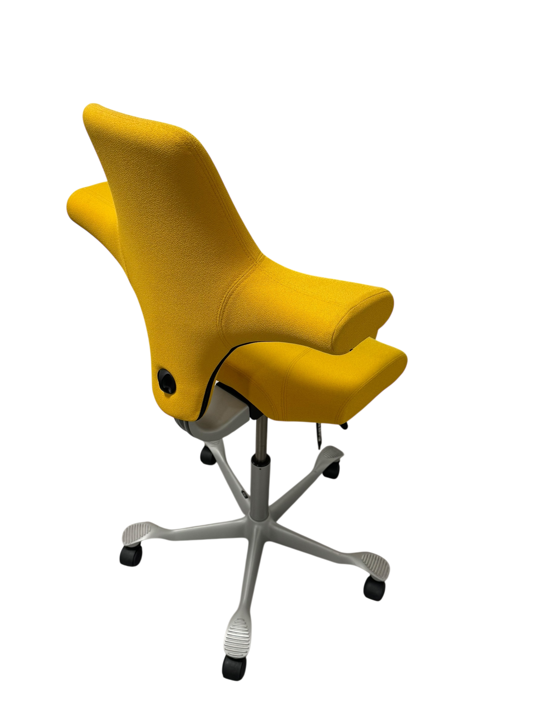 HAG Capisco Yellow Saddle Seat Fully Loaded