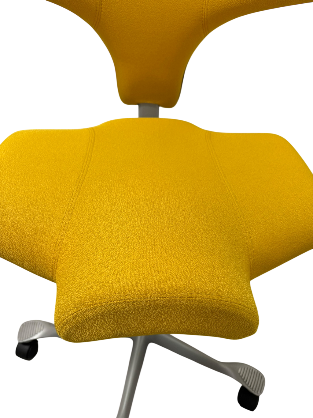 HAG Capisco Yellow Saddle Seat Fully Loaded