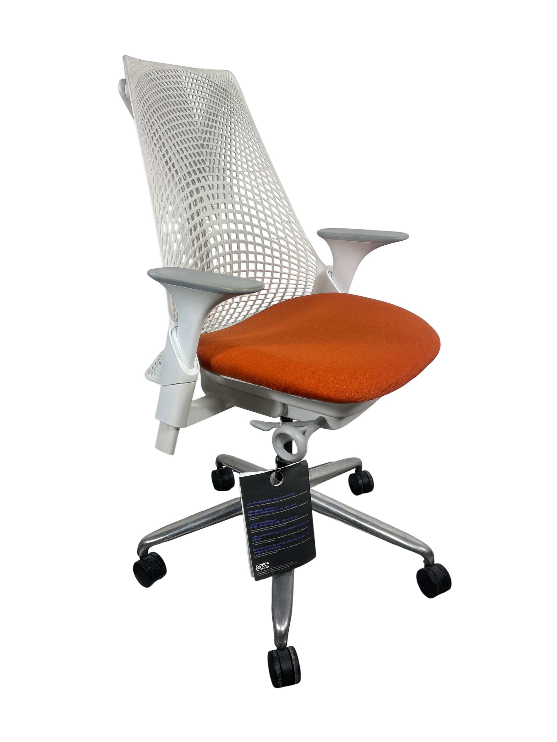Herman Miller Sayl White Aluminium