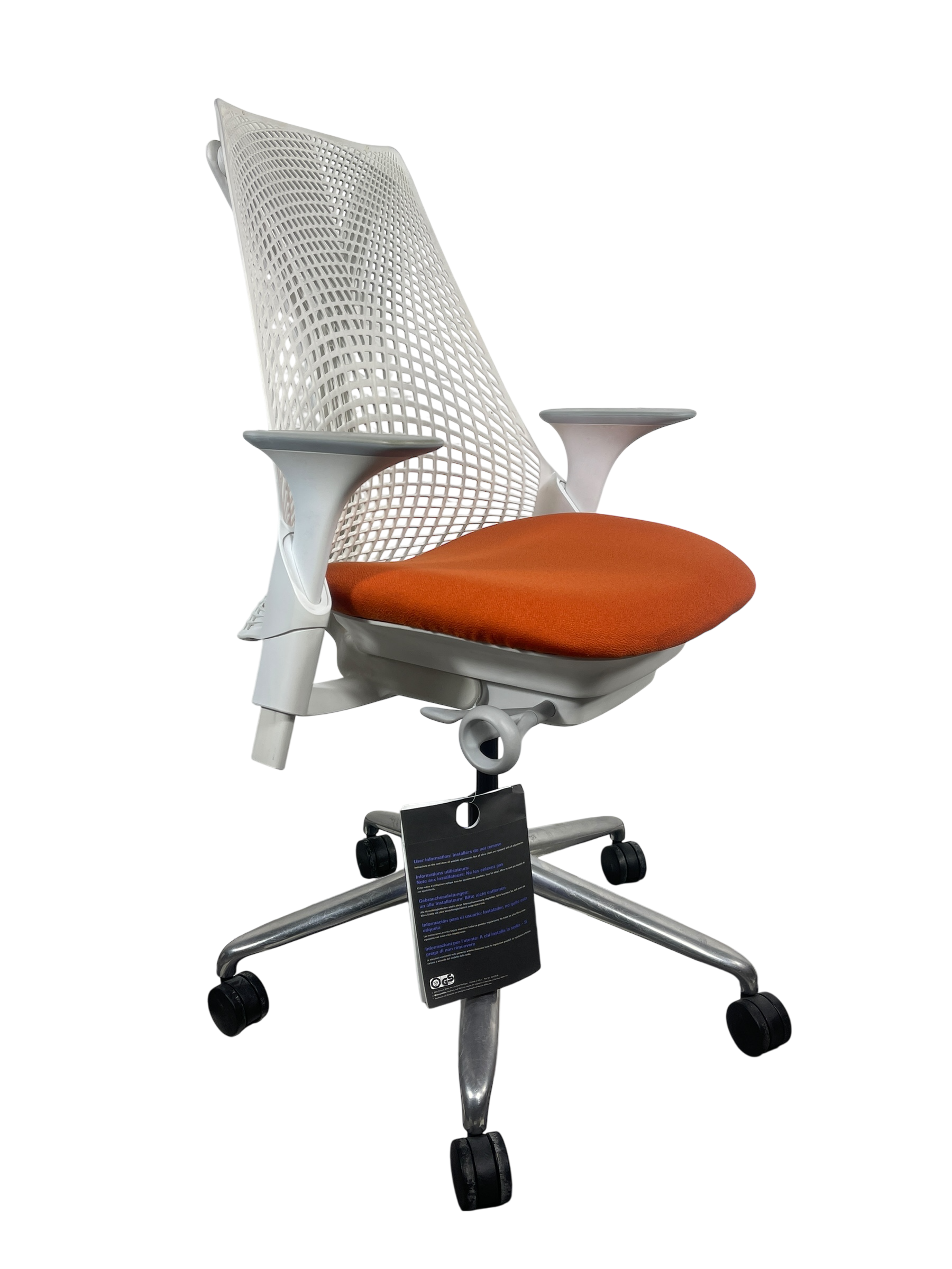 Herman Miller Sayl White Aluminium