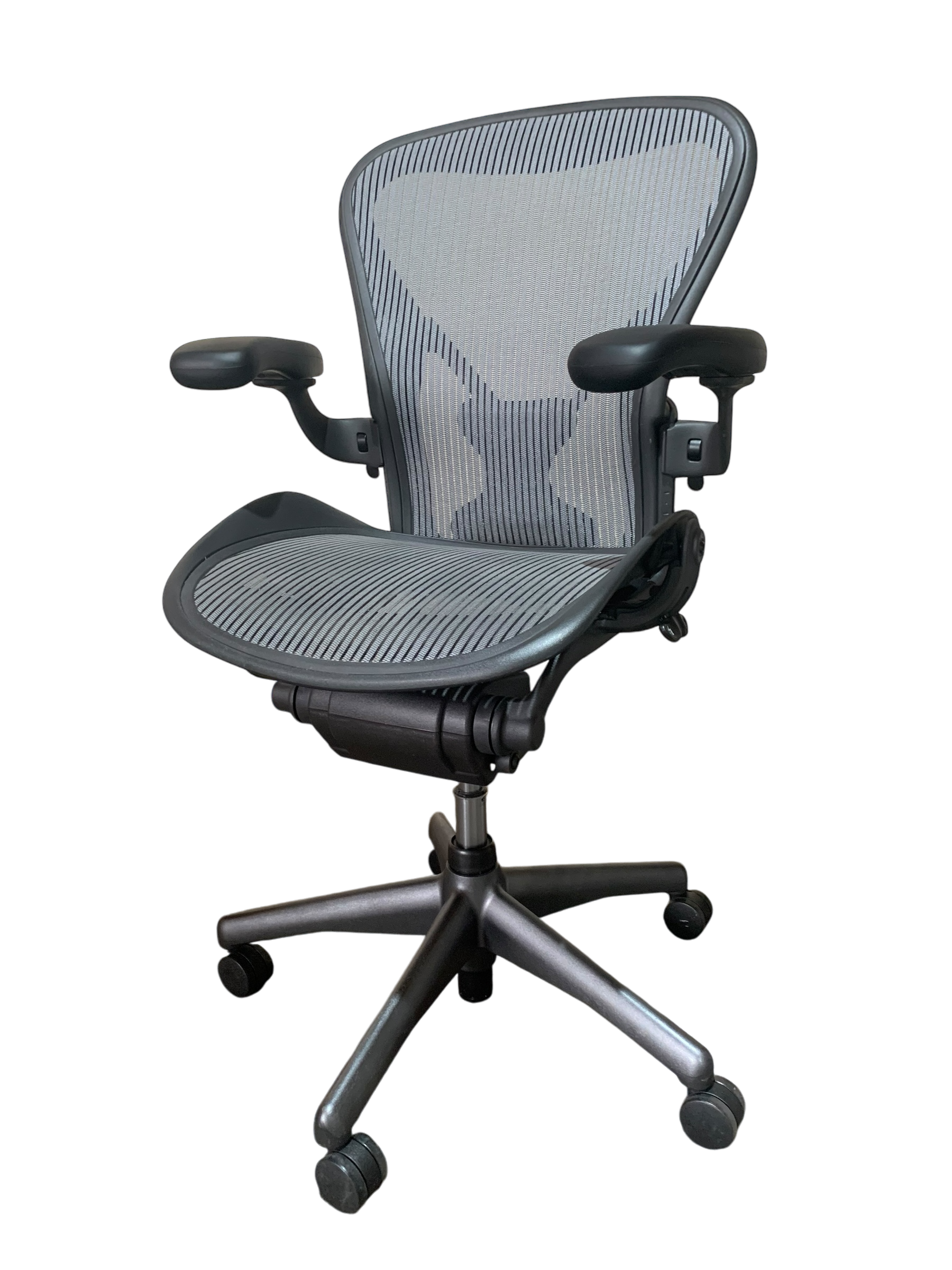 Herman Miller Aeron Size B Light Grey Mesh Posturefit