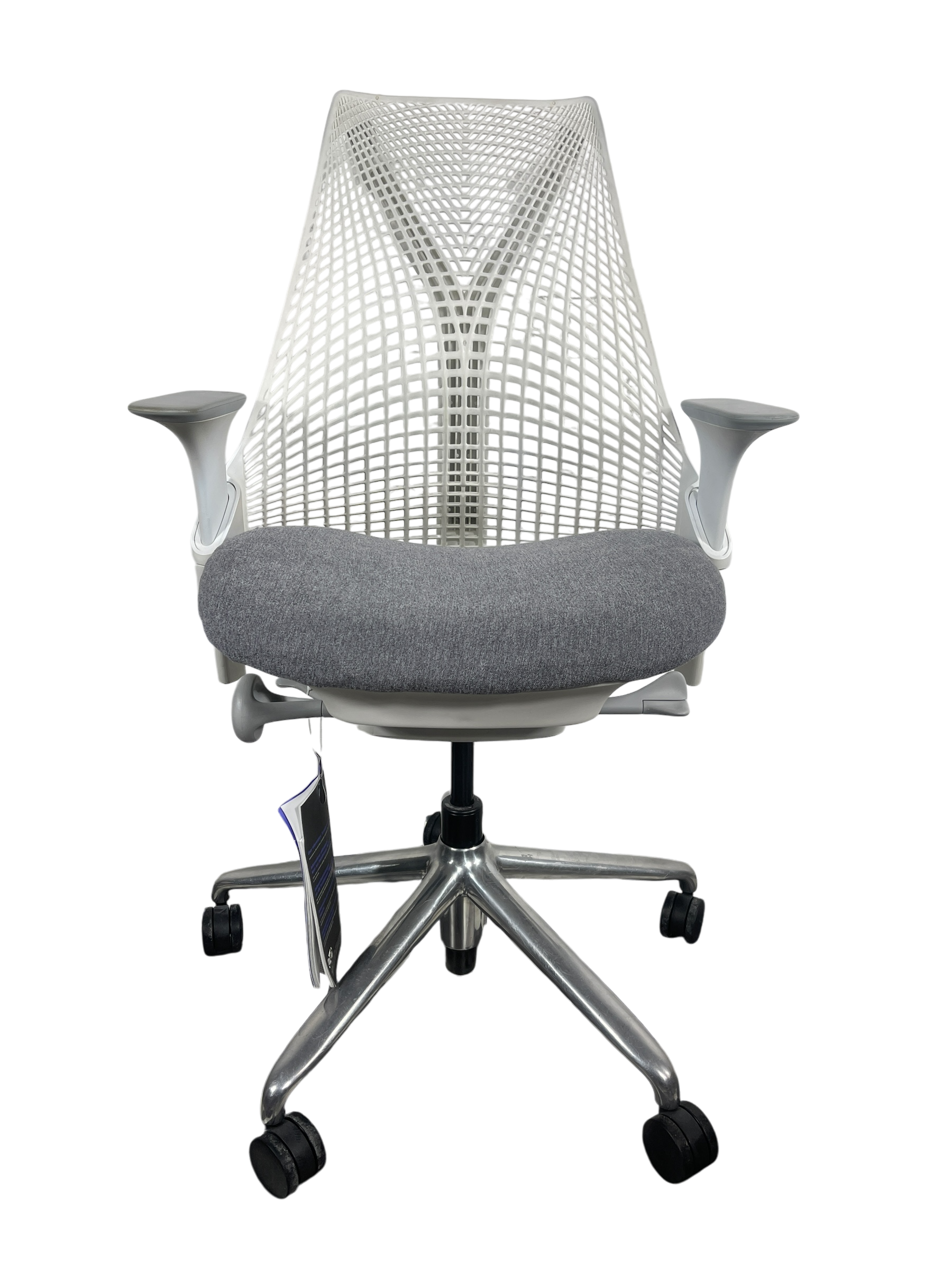 Herman Miller Sayl White Aluminum Grey