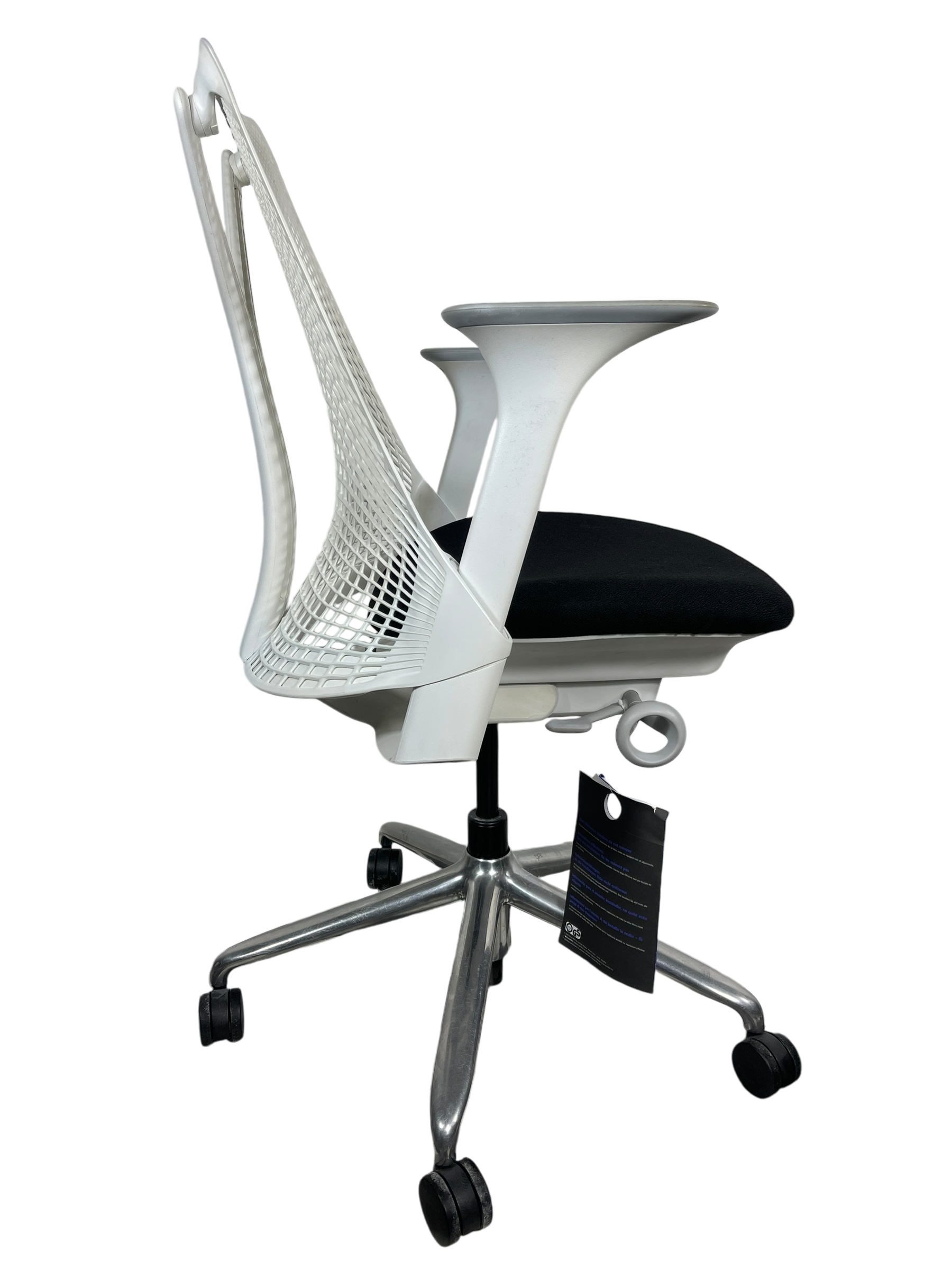 Herman Miller Sayl White Aluminum Black