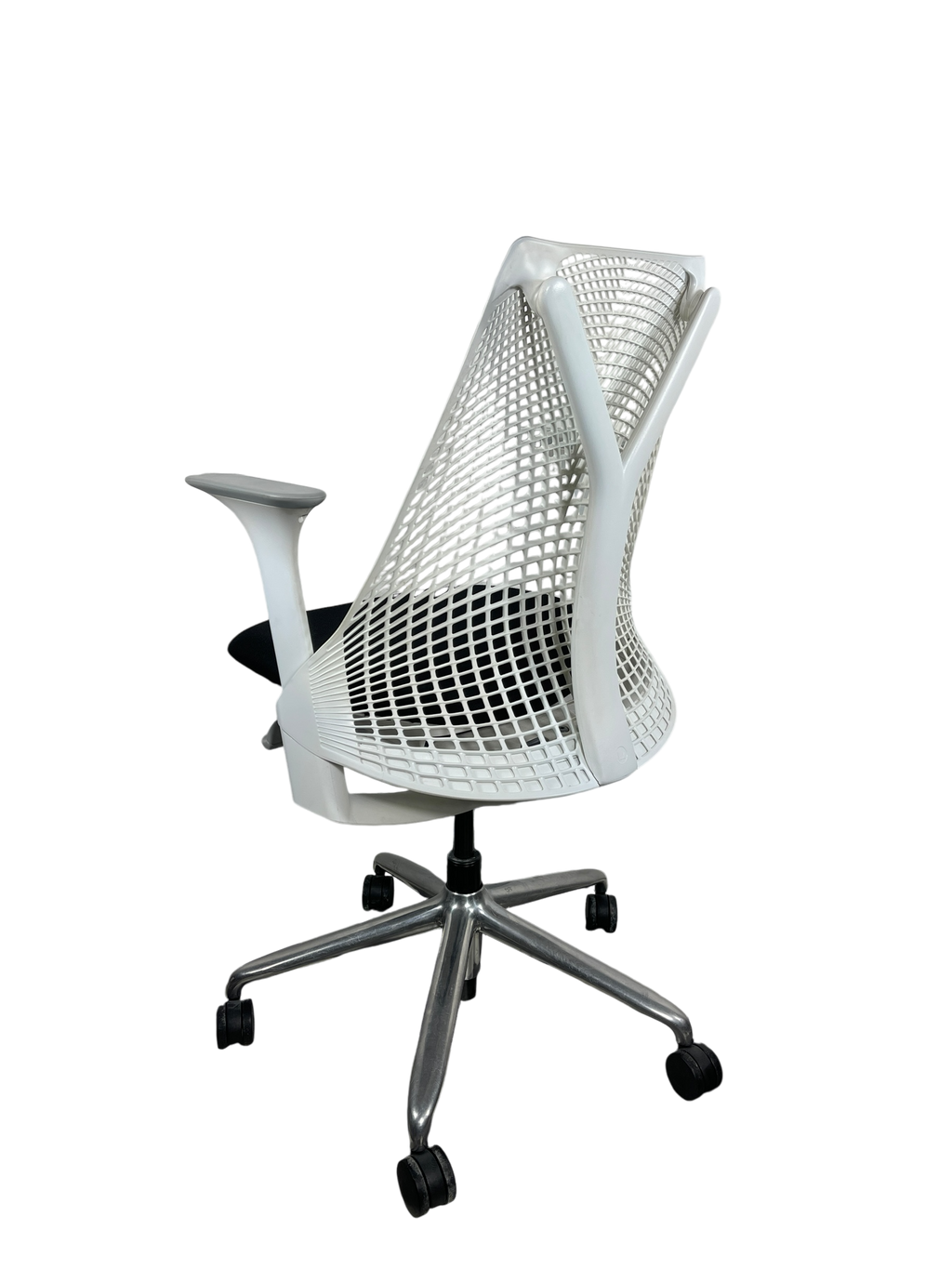 Herman Miller Sayl White Aluminum Black