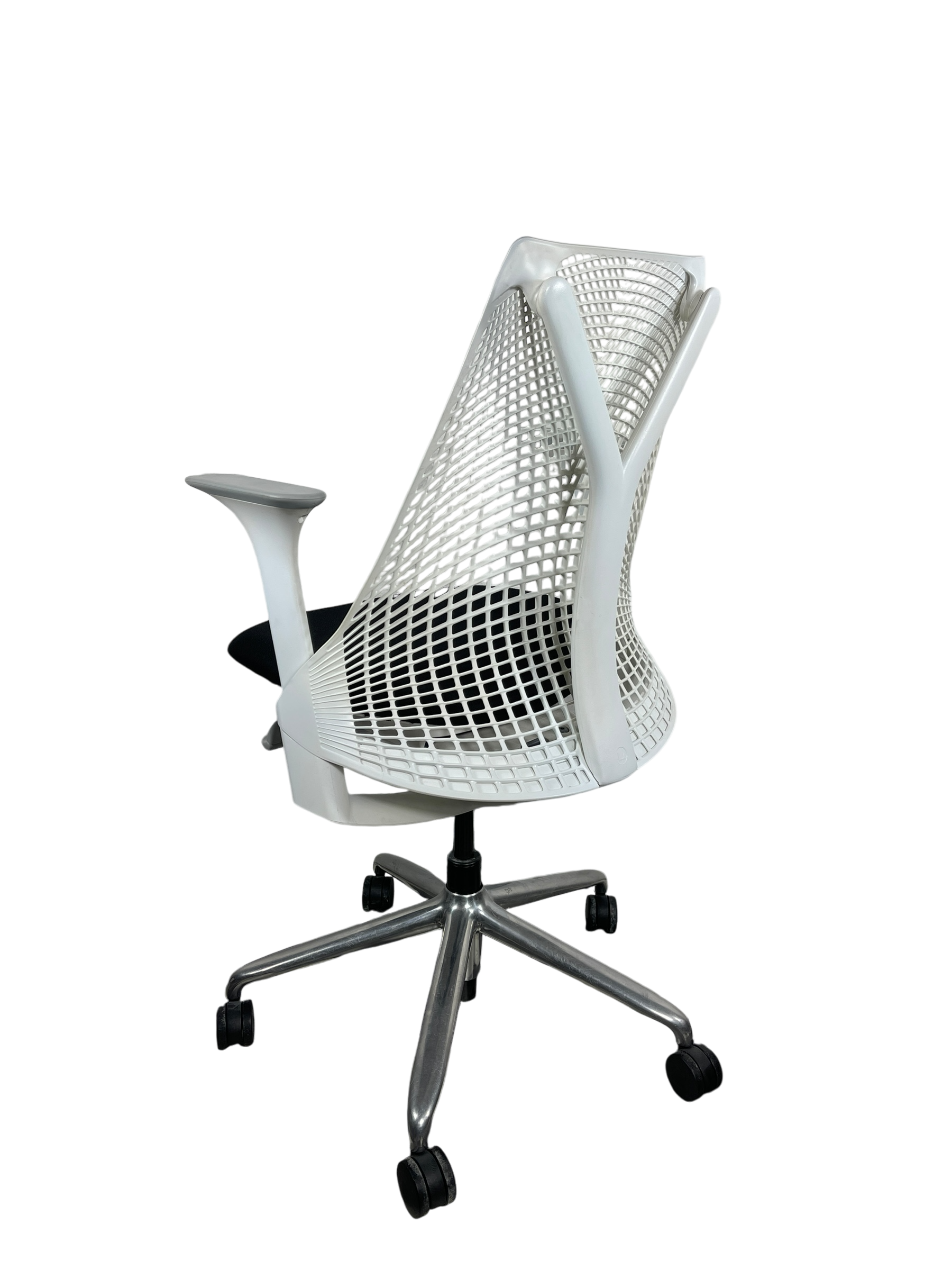 Herman Miller Sayl White Aluminum Black