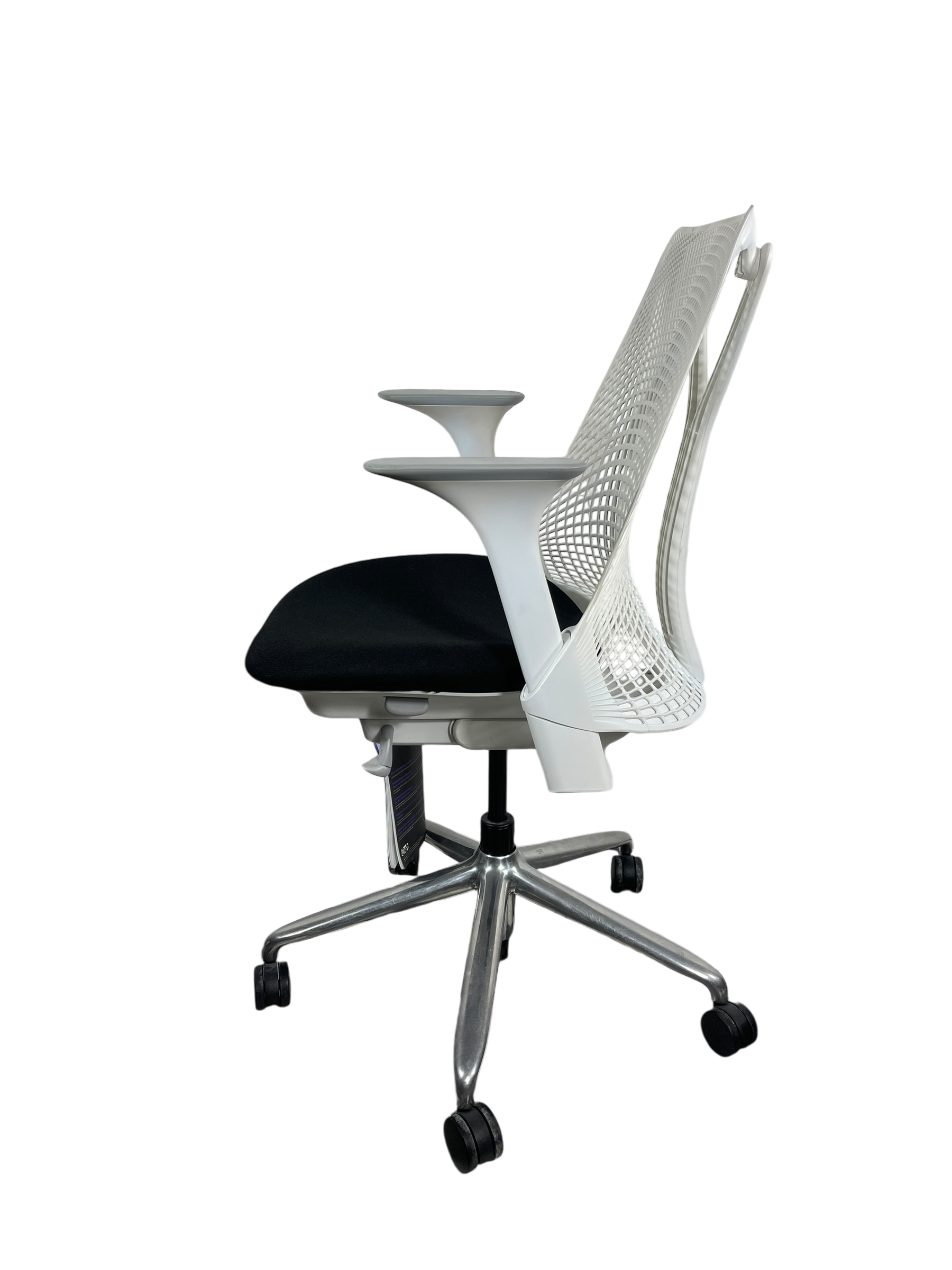 Herman Miller Sayl White Aluminum Black