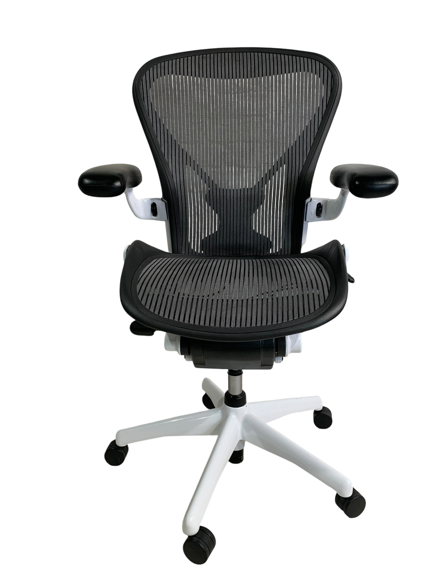 Herman Miller Aeron Size B White Posturefit