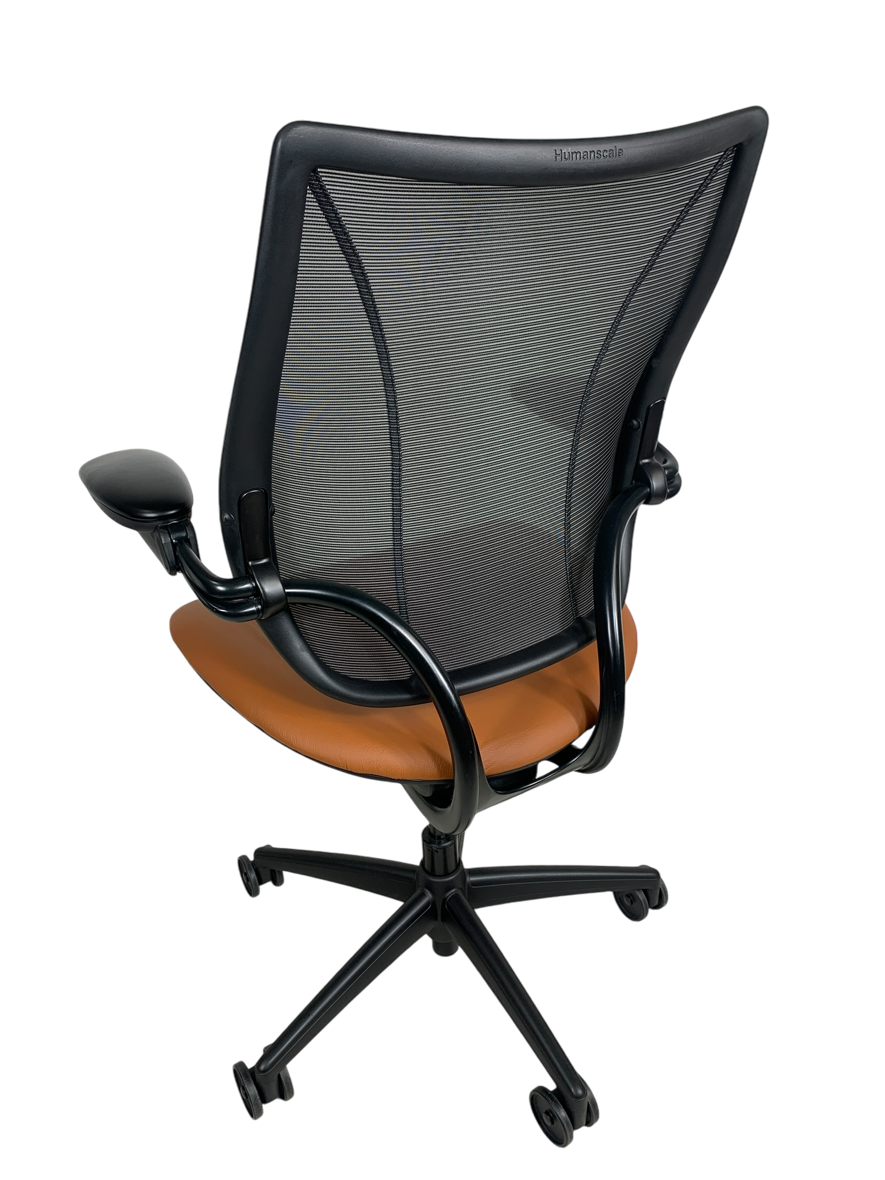 Humanscale Liberty Tan Brown Leather Fully Loaded