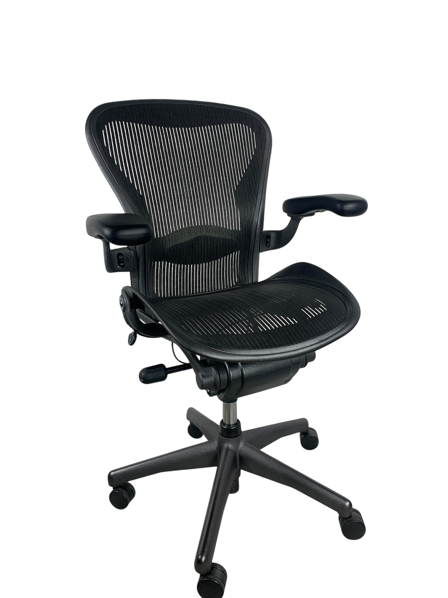 Herman Miller Aeron Graphite Black Fully Loaded